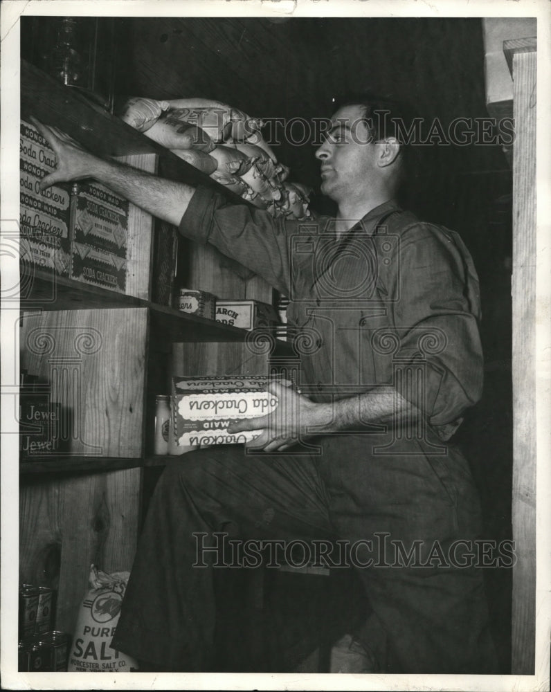 1942 Press Photo Undefeated Pvt. Homer Faucett