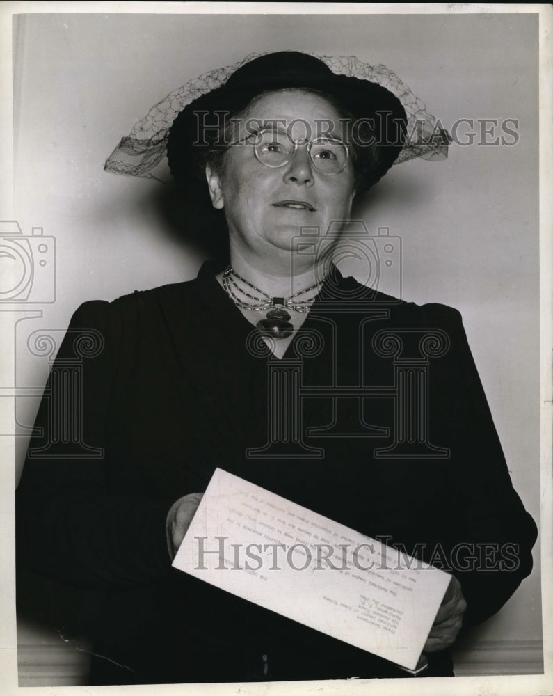 1941 Press Photo Miss Florence Harrison of Connecticut College