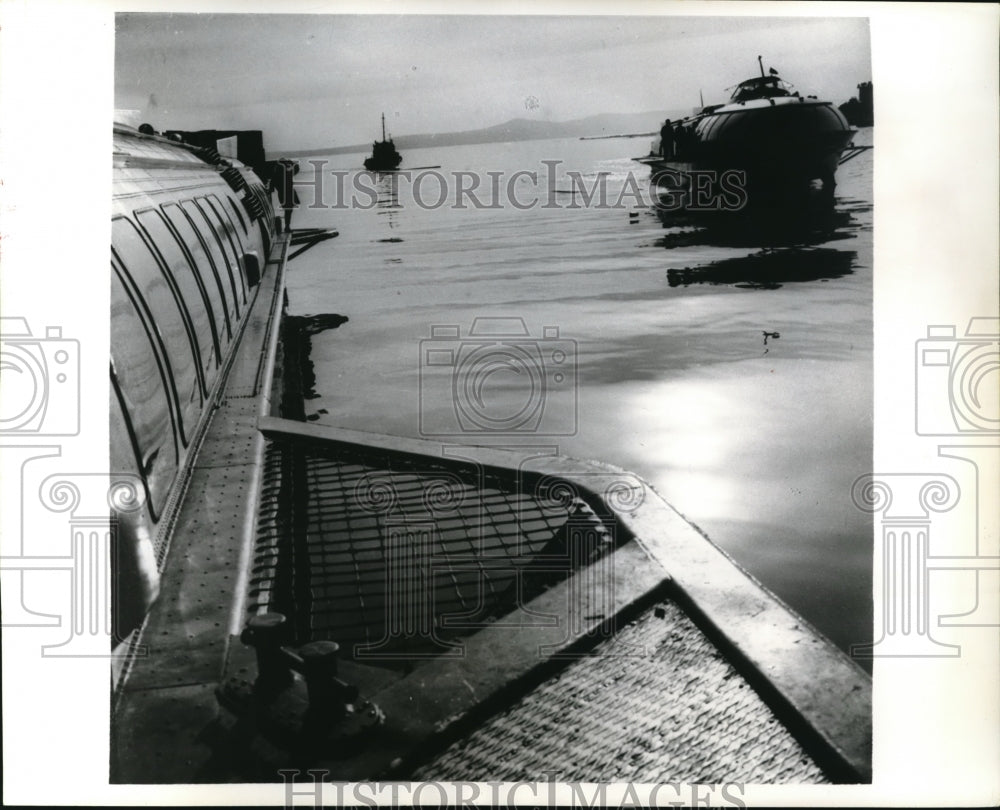1964 Press Photo Swift Hydrofoil Passenger Boats
