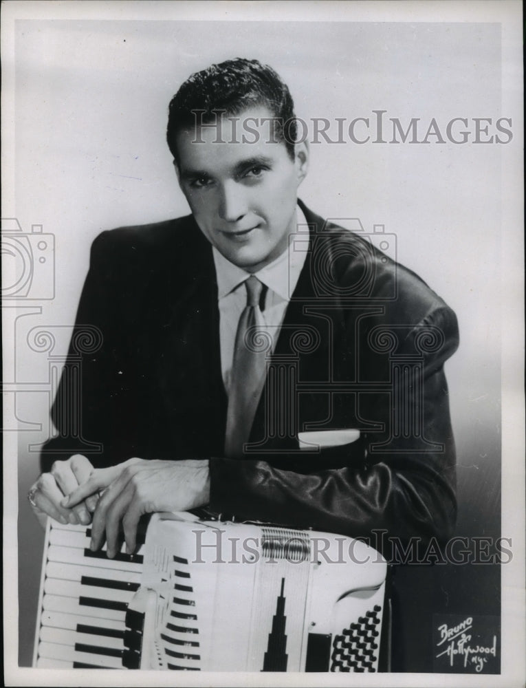 1958 Press Photo Tony Lavelli, Musician- Historic Images