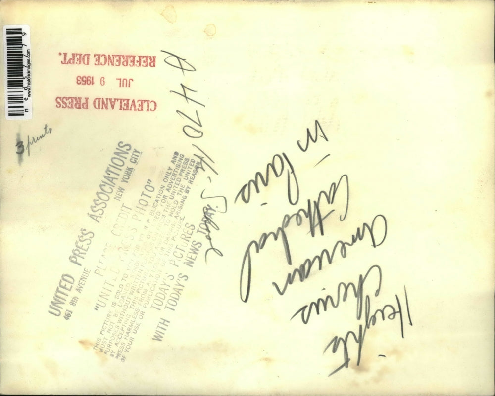 1953 Press Photo Heights chorus at American Cathedral in Paris