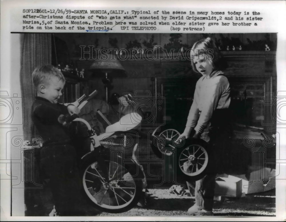 1959 Press Photo Typical of the scene in many homes today is the