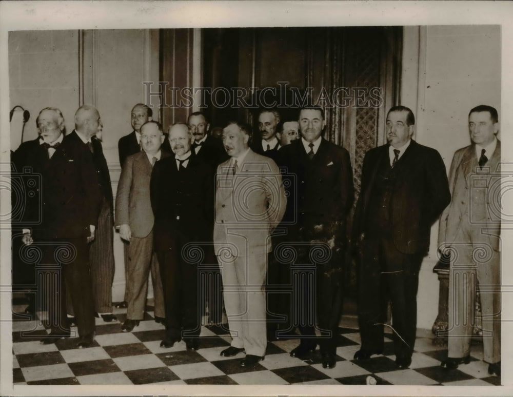 1936 Press Photo France takes over bank of france, council Leon Jouhaud