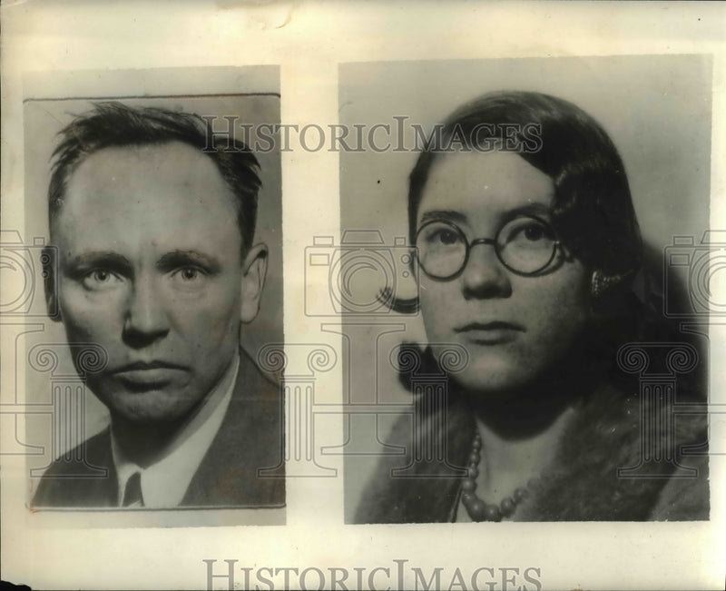Load image into Gallery viewer, 1931 Press Photo Walter Maddux, was named as the killer of his wife in an
