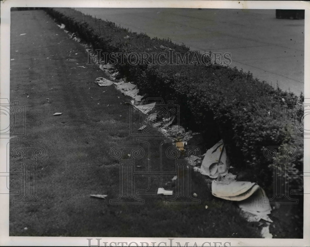 1957 Press Photo Hidge of St John Cathedral, Northeast corner of Superior, E9th