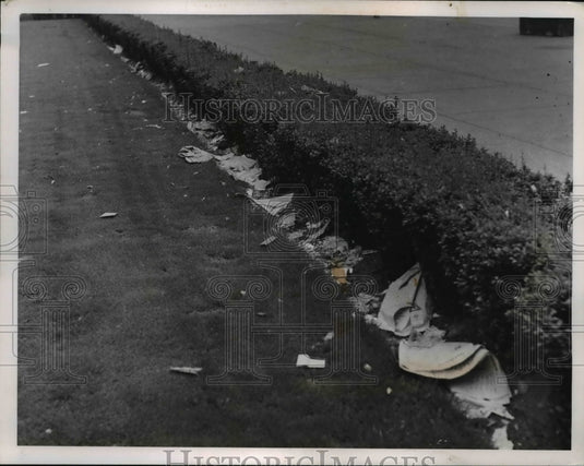 1957 Press Photo Hidge of St John Cathedral, Northeast corner of Superior, E9th