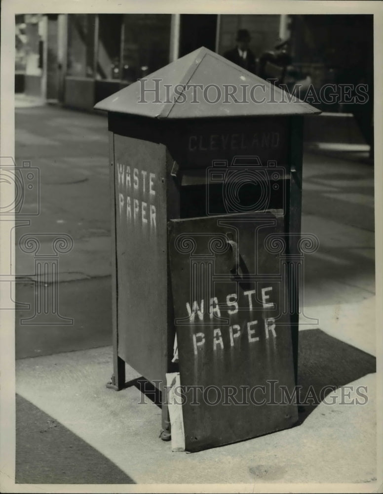1936 Press Photo Bath St. between Superior & Rockwell Ave.