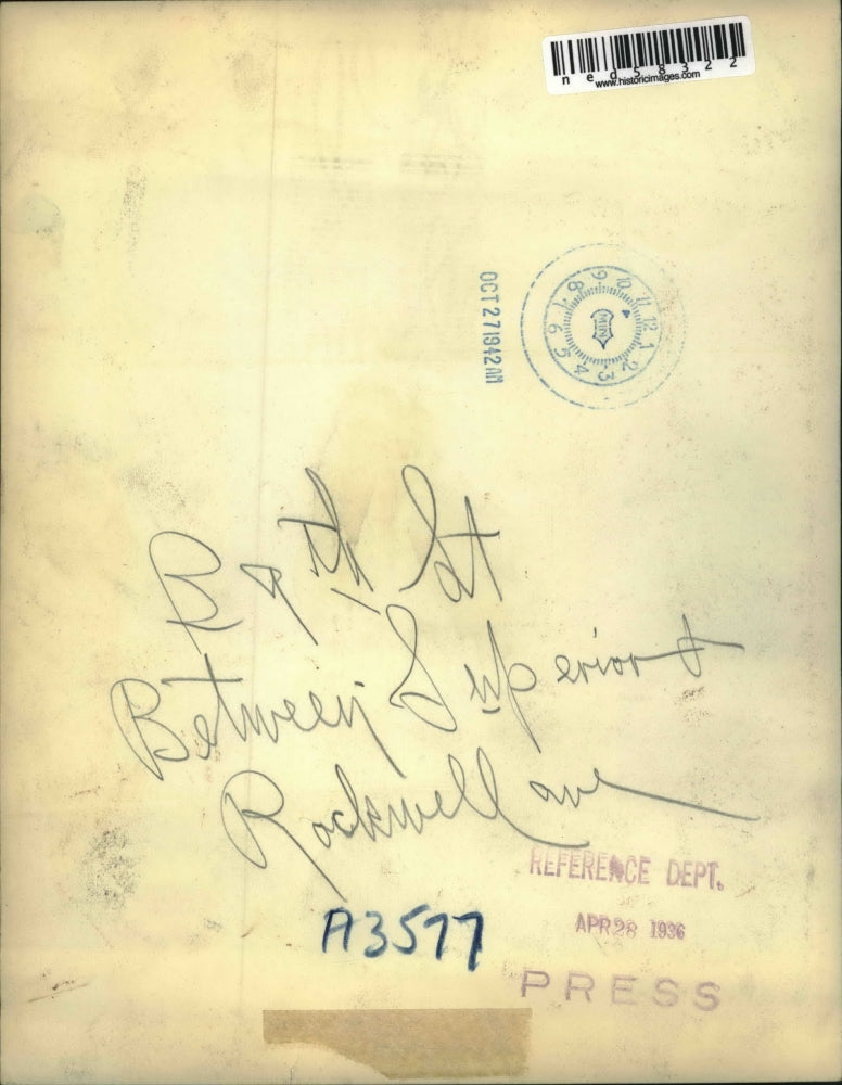 1936 Press Photo Bath St. between Superior & Rockwell Ave.