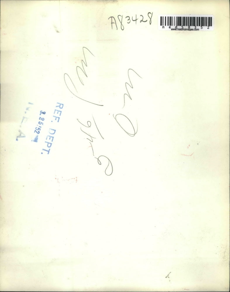 1952 Press Photo Albany NY Thomas Flanders PI arraigned as kidnapper