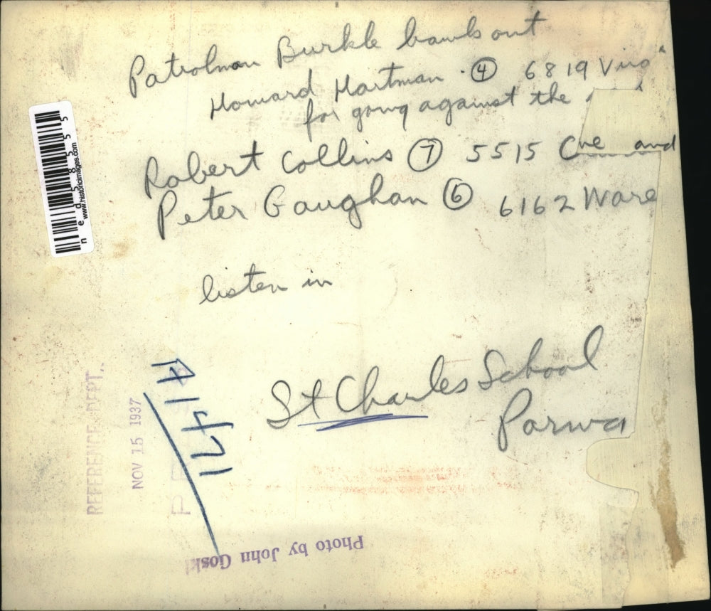 1937 Press Photo Burkle, H Hartman,R Collins, P Gaugham on bikes