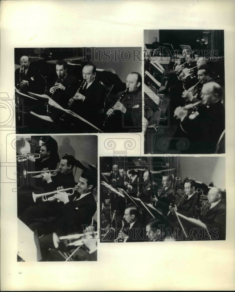 1937 Press Photo Broadcast of concert on NBC