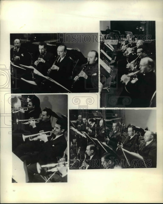 1937 Press Photo Broadcast of concert on NBC