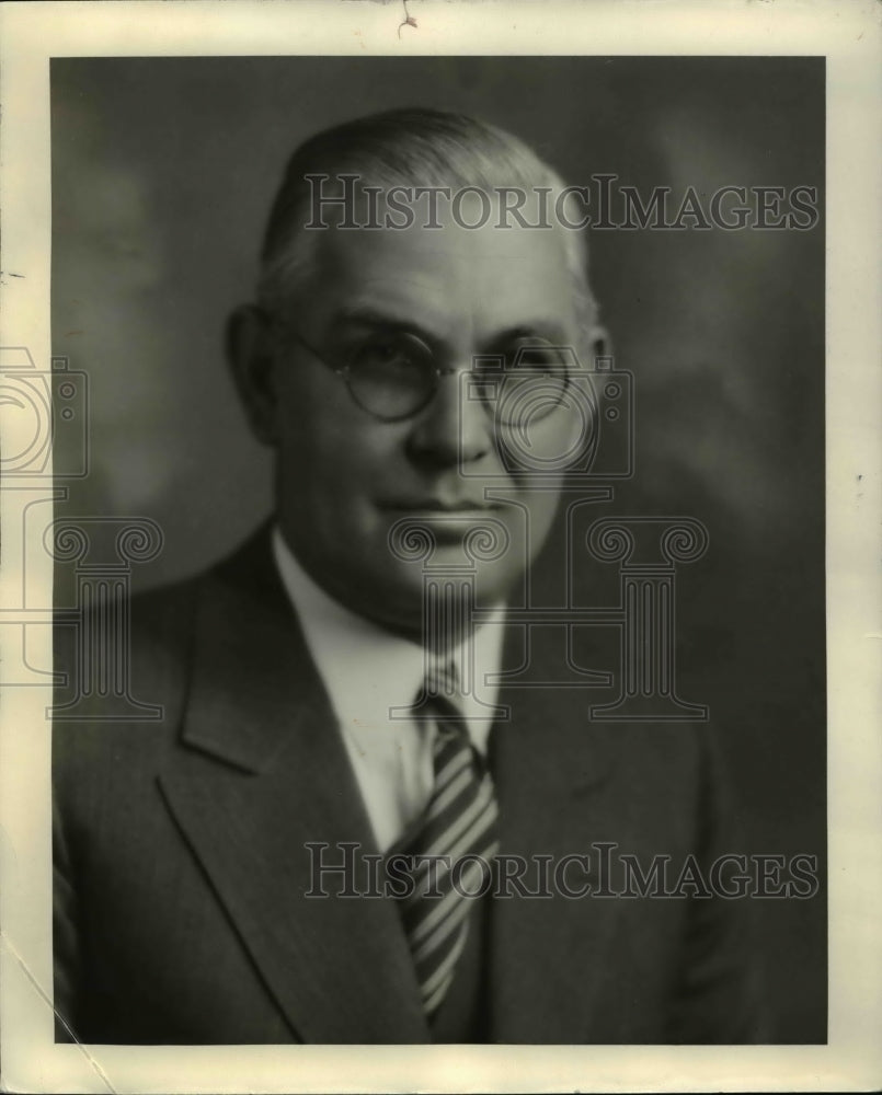 1934 Press Photo F. Jardine, US Aluminum Company