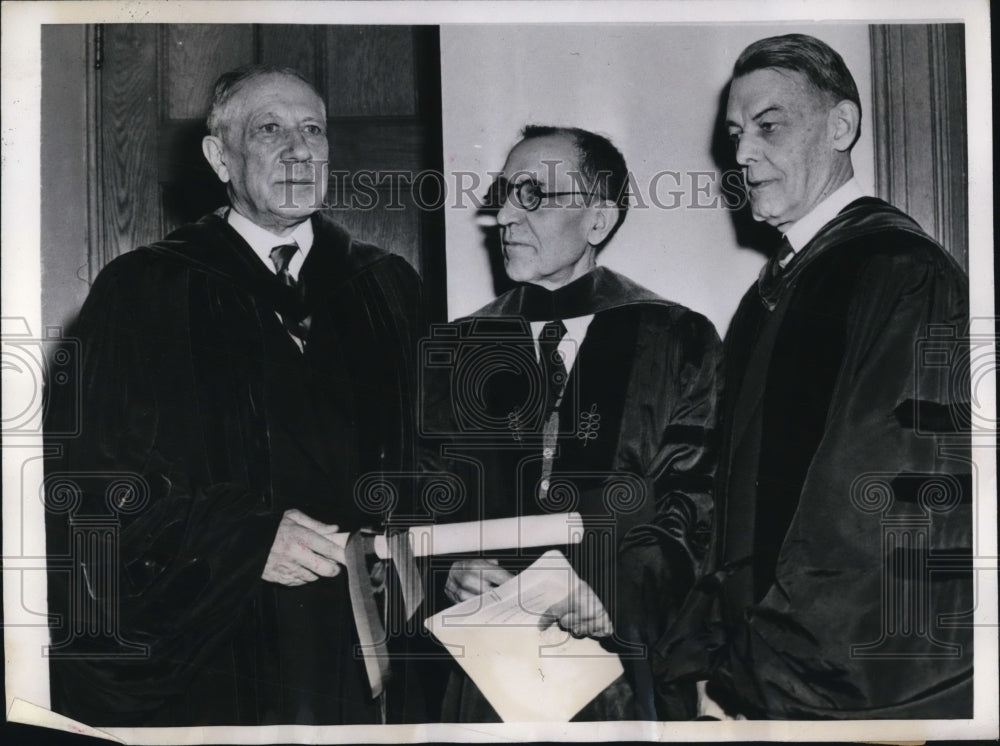 1944 Press Photo Thomas Gates Pennsylvania University Ralph Perry G McClelland