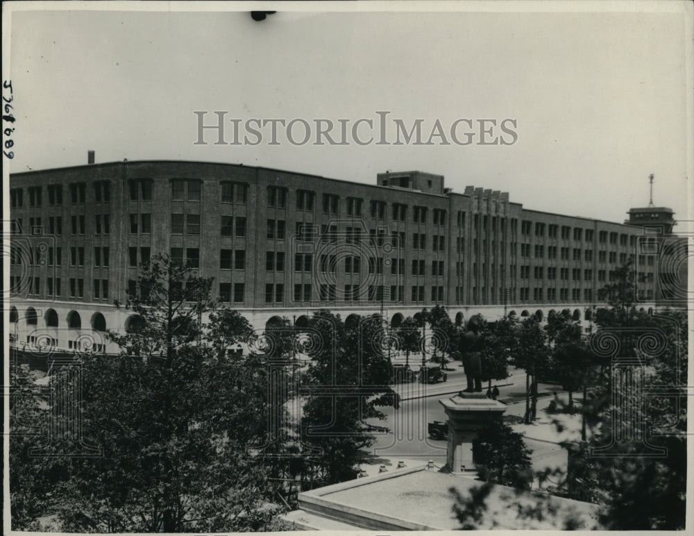 1936 Press Photo New building of the home office at Sotosakurada-cho