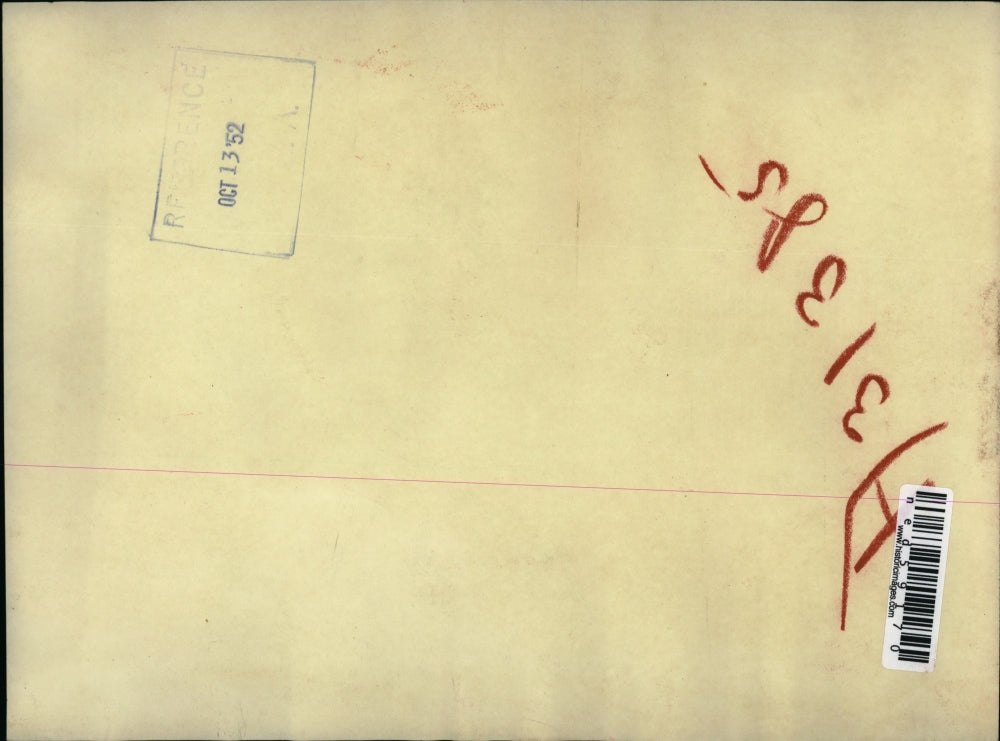 1952 Press Photo Wake Island Typhoon Olive Cleanup Workers Under Collapsed Bldg