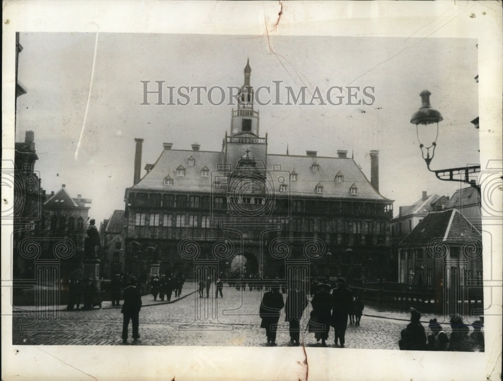 1939 Press Photo City Hall Building at Emden, Germany