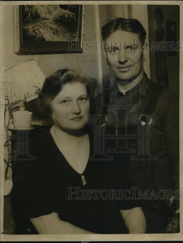 1937 Press Photo Car of Mr. and Mrs. Victor Forsland went missing for one night