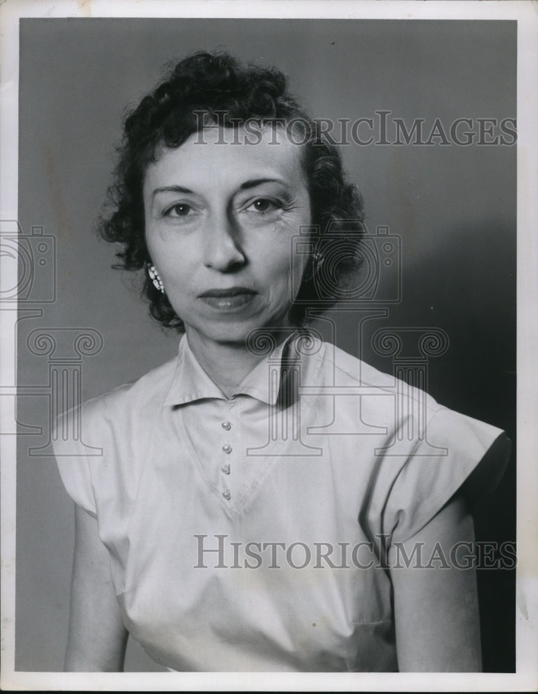 1955 Press Photo Mrs. Clarence B. Dunman portrait