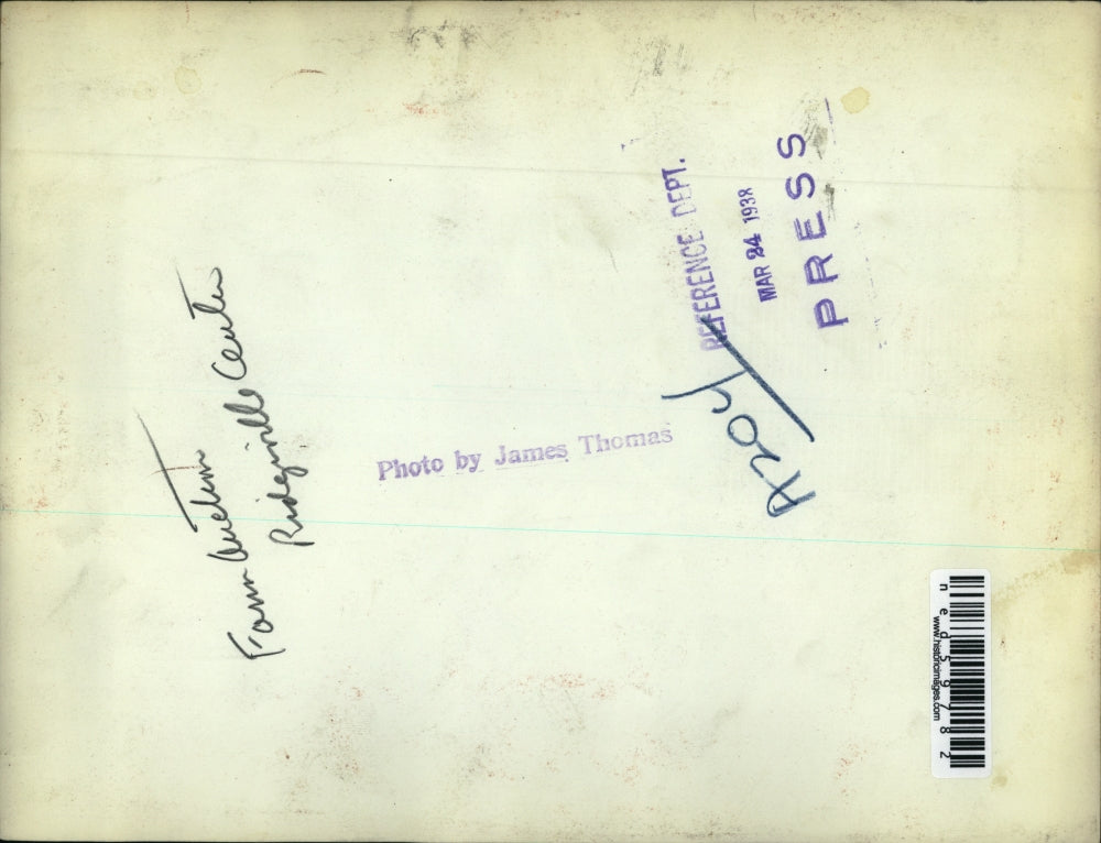 1938 Press Photo Farm Auction, Ridgeville Center