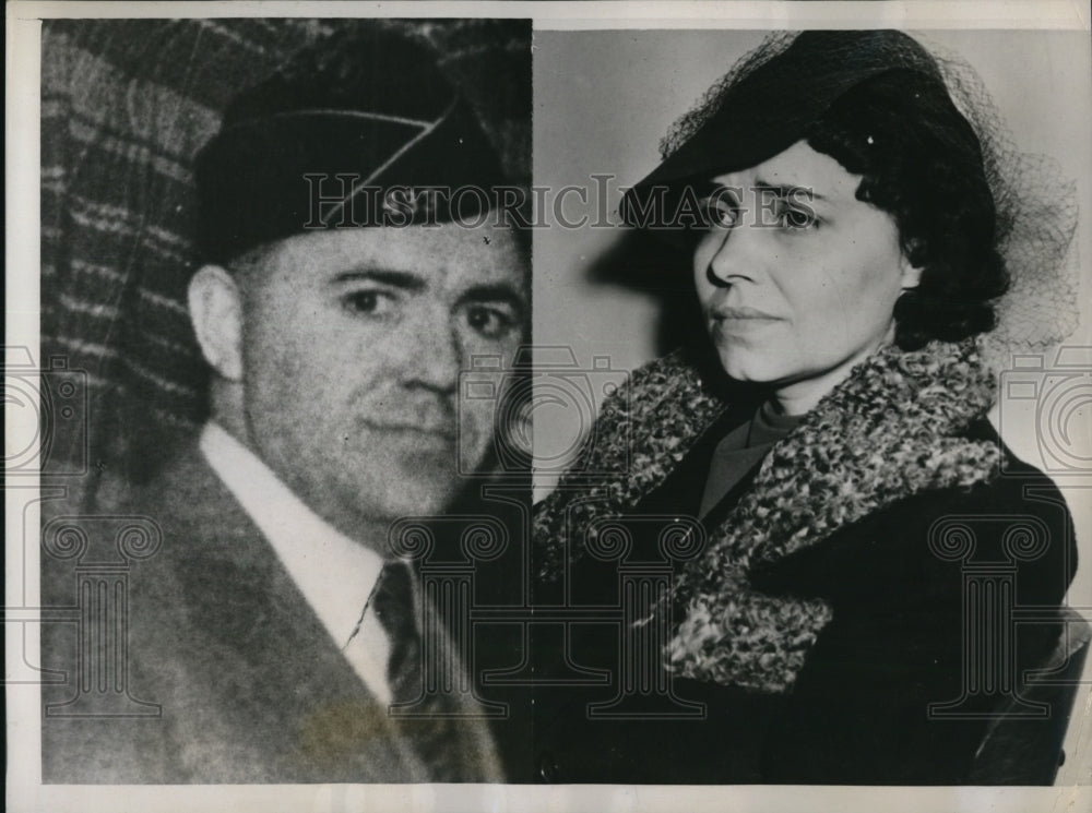 1939 Press Photo William Byrne was killed by Mrs. Joan McDermont