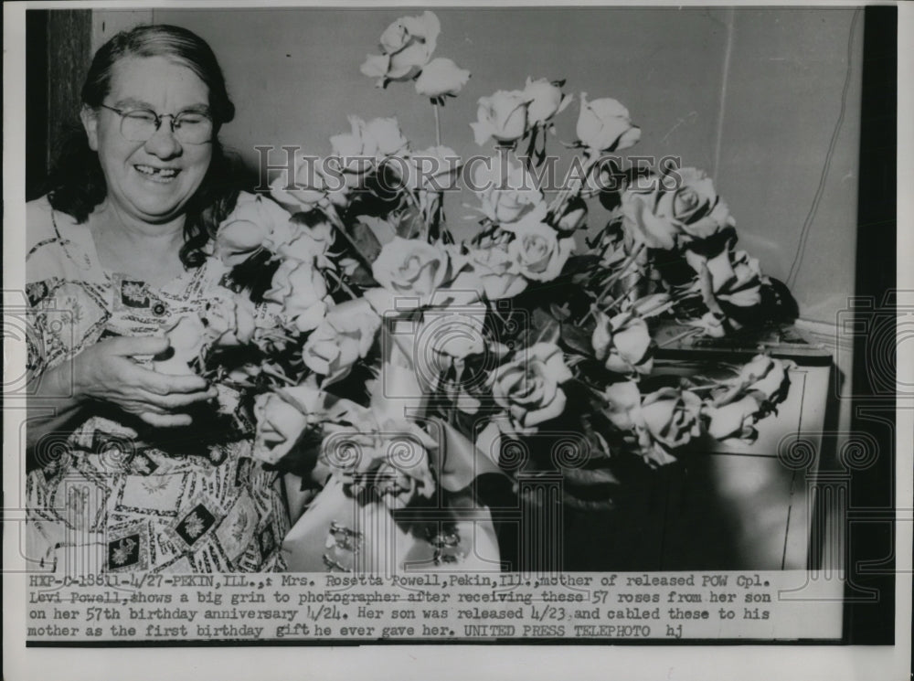 1953 Press Photo Mother of POW Released in Korea- Historic Images