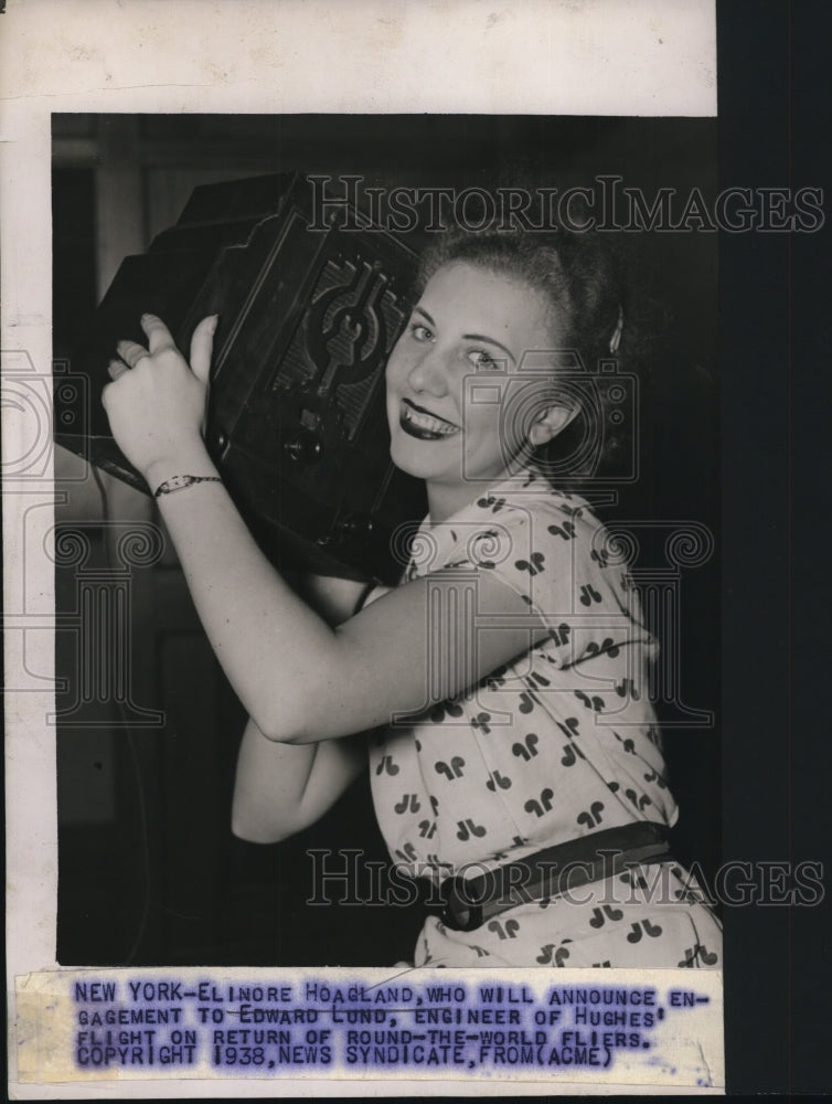 1938 Press Photo of Elinore Hoagland .