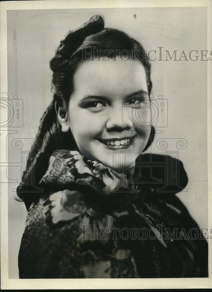 1939 Press Photo June Alice Brunk Attends 250 Schools in 9 States in 6 Years