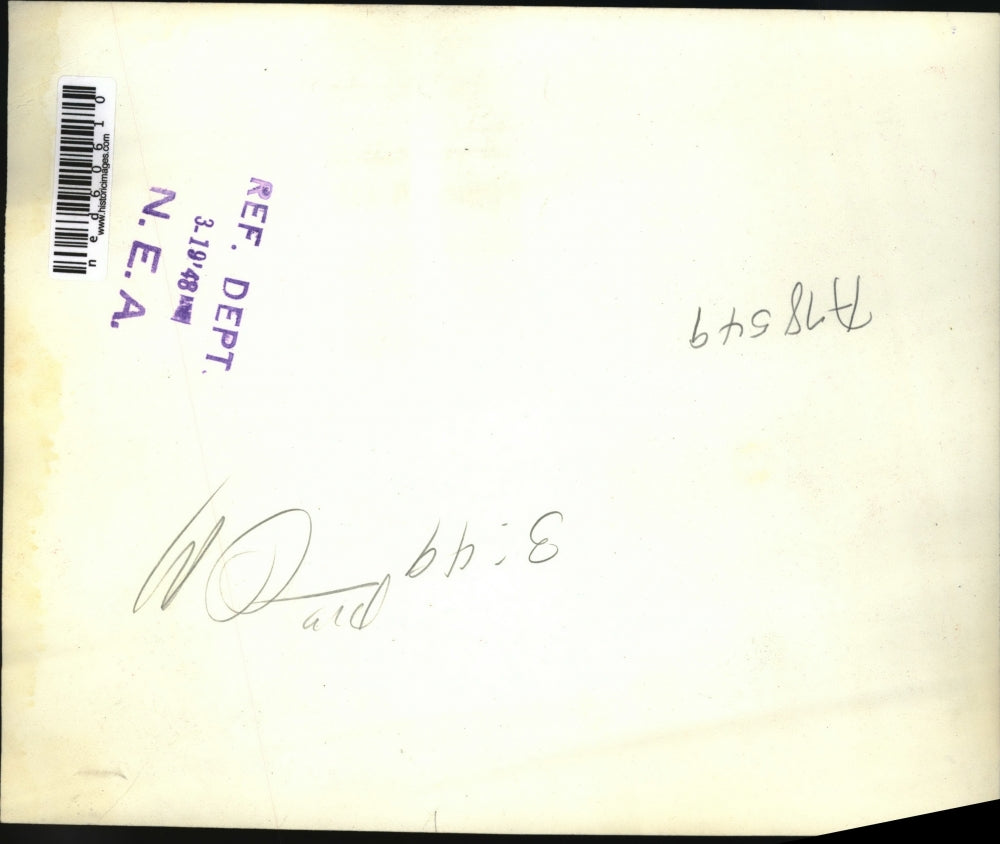 1948 Press Photo London Harold Wilson Board of Trad pres & Mr Johnston US MPA