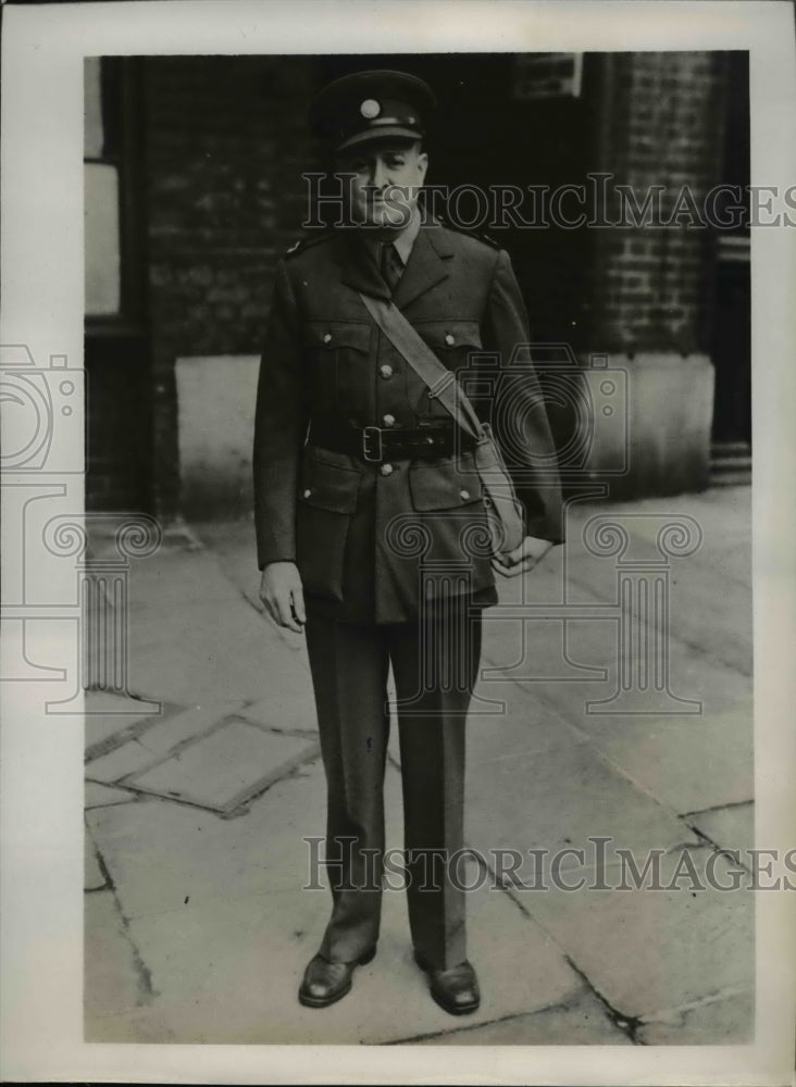 1939 Press Photo Somewhere in France Richard D McMillan Correspondent of the