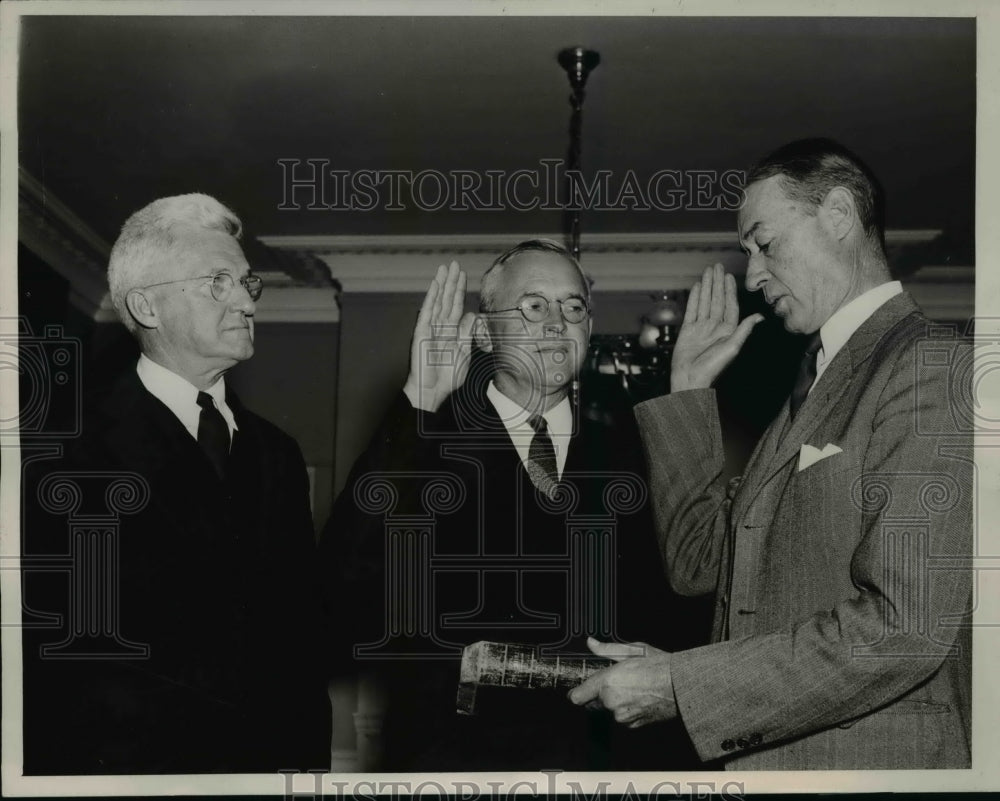 1939 Press Photo Admiral Alexander Hamilton Keuren took the oath as Chief