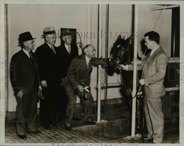 1935 Press Photo Vets at U of Penn Dr Wright, W Prouse, H Eves,E Booth ...