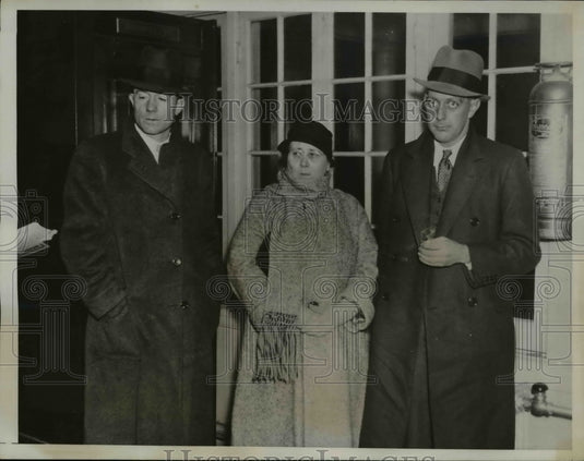 1933 Press Photo Infant Sue Trammell Family Fly 1400 Miles Life Saving Operation
