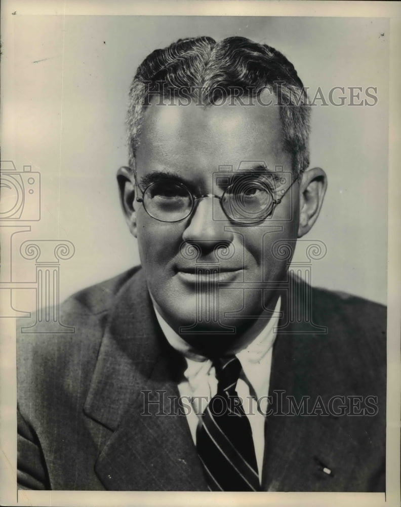 1948 Press Photo Ken Dyke of Natinonal Broadcasting Co.