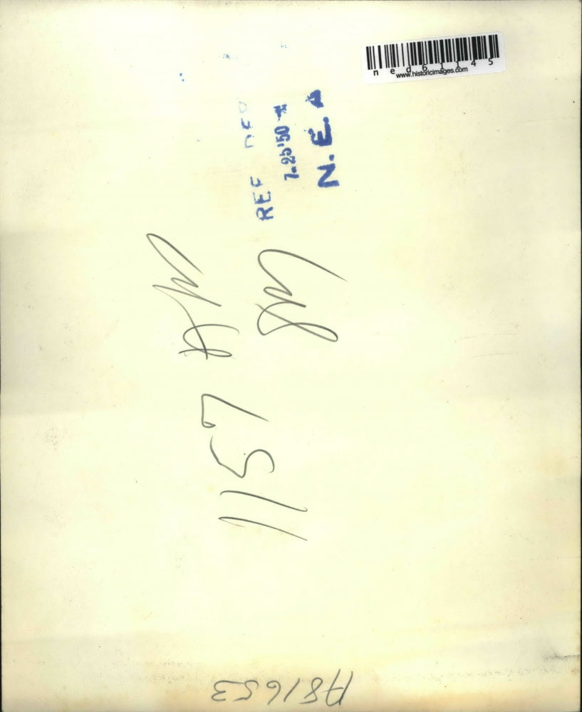 1950 Press Photo Mr. and Mrs. John Edmiston