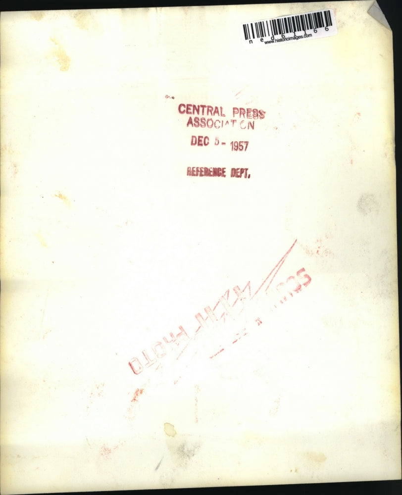 1957 Press Photo Rose Queen Gertrude "Trudy" Wood