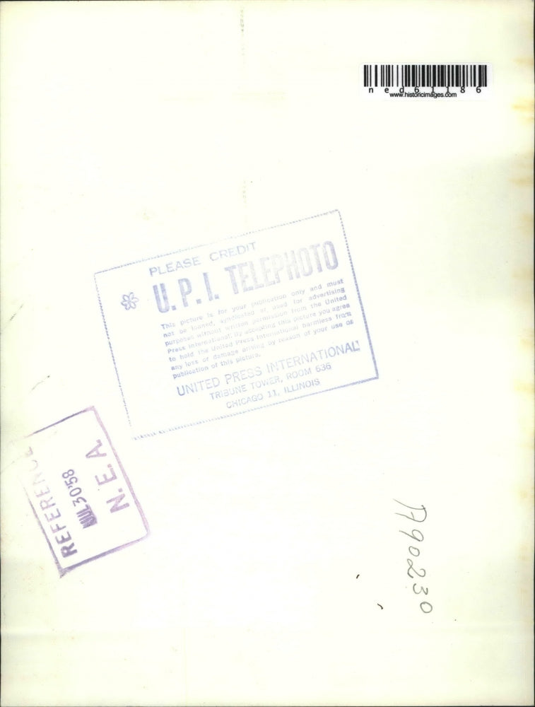 1958 Press Photo Michael Wyatt holds sister Anita aboard Liner Constitution