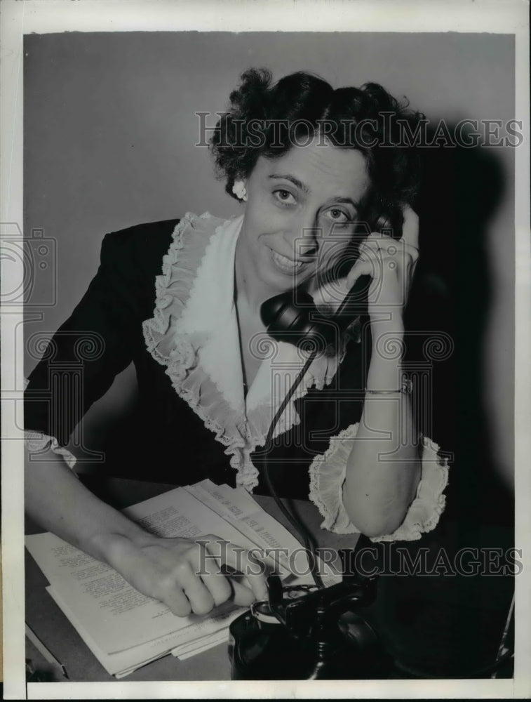 1943 Press Photo Dr. Esther Cole Franklin appointed Women's Advisory Committee