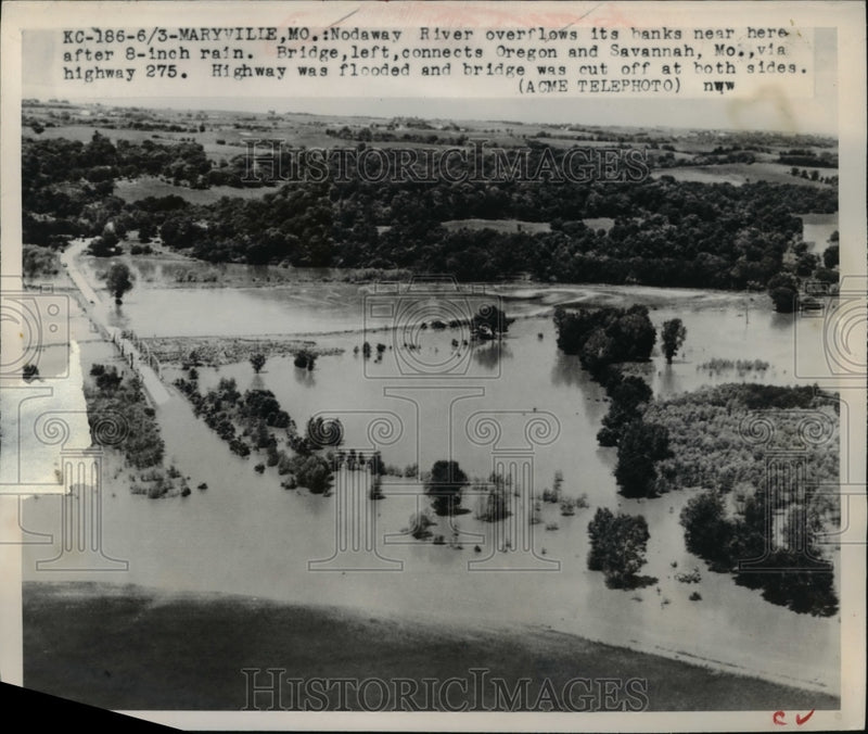 Load image into Gallery viewer, 1949 Press Photo Nodaway River
