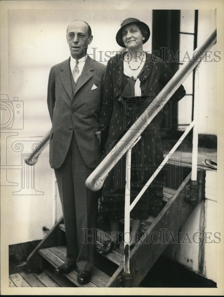 1932 Press Photo Mr. Percy Straus, Vice President R.H. Macy &amp; Company - Historic Images