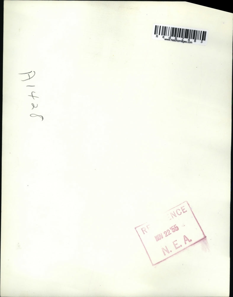 1955 Press Photo Salt Lake City Utah 1st snowstorm of the season