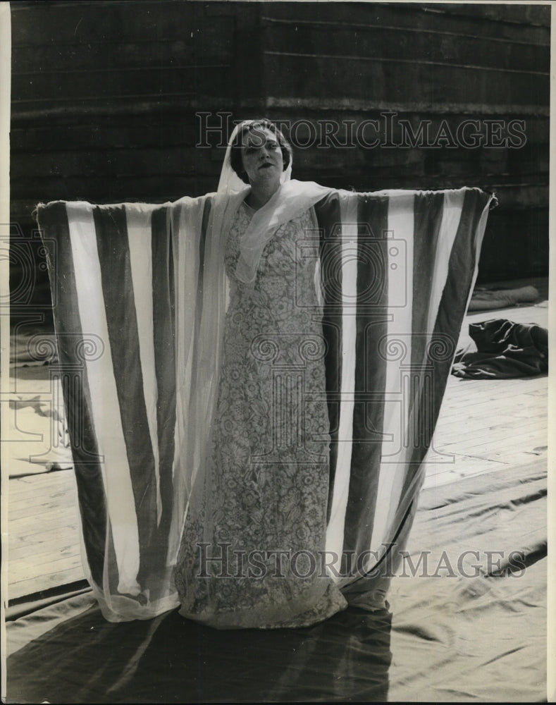 1934 Press Photo Old Fort Niagara Pageant Drama by Villa Varnor
