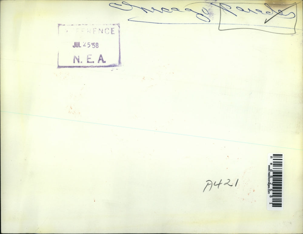 1958 Press Photo Shriners in their Four Hour Parade in Chicago