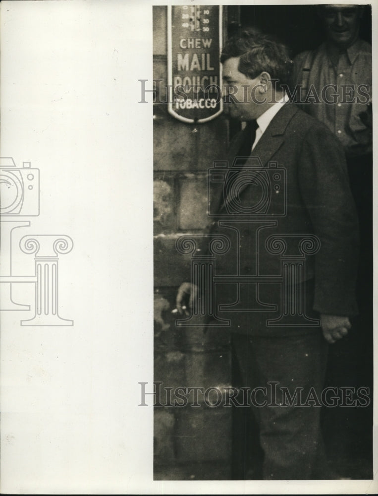 1934 Press Photo James F Dewey US Dept of labor conciliator