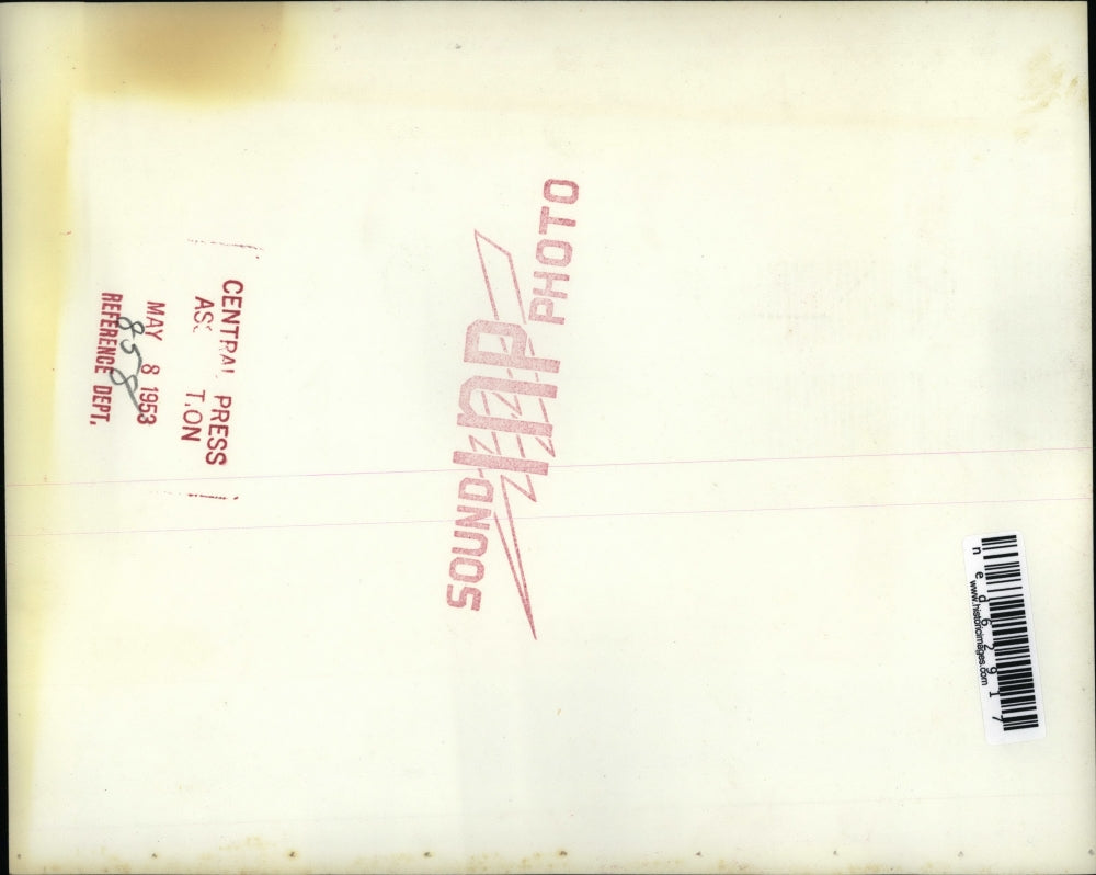 1953 Press Photo NYC Longshoremen at vote on Shape Up system at Local 856 ILA