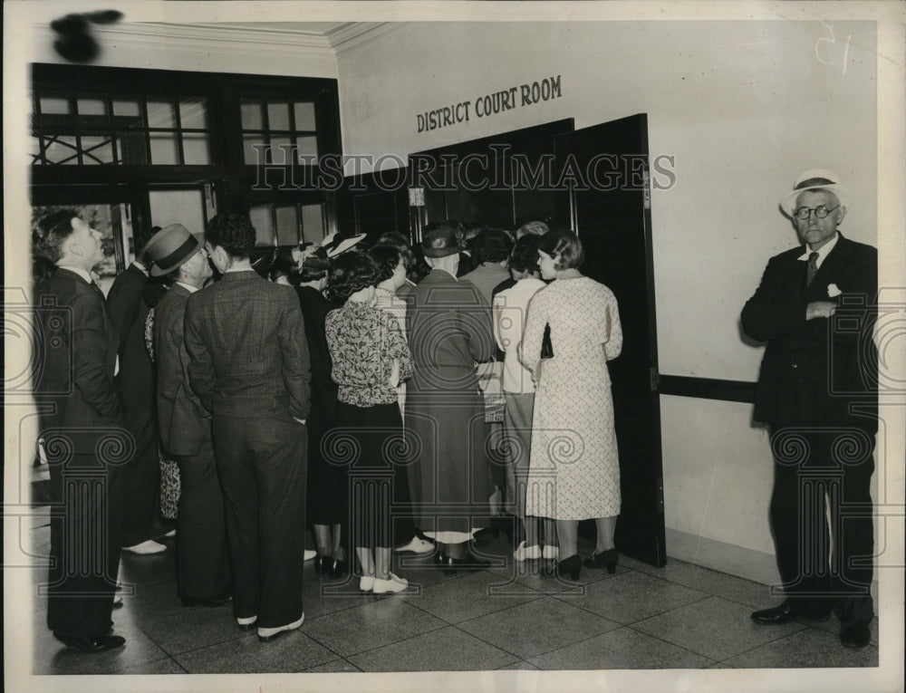 1937 Press Photo Thomas Elder Found Guilty of S. Allan Norton's Assault