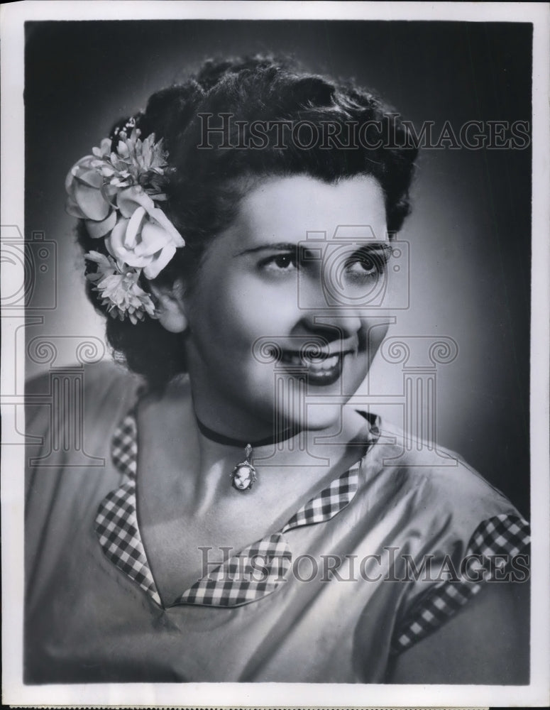 1953 Press Photo Sunshine Sue for Sunshine Sue