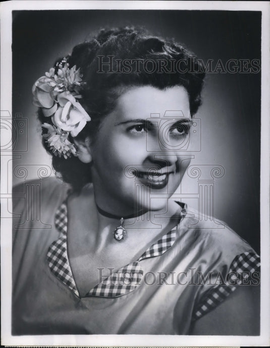 1953 Press Photo Sunshine Sue for Sunshine Sue