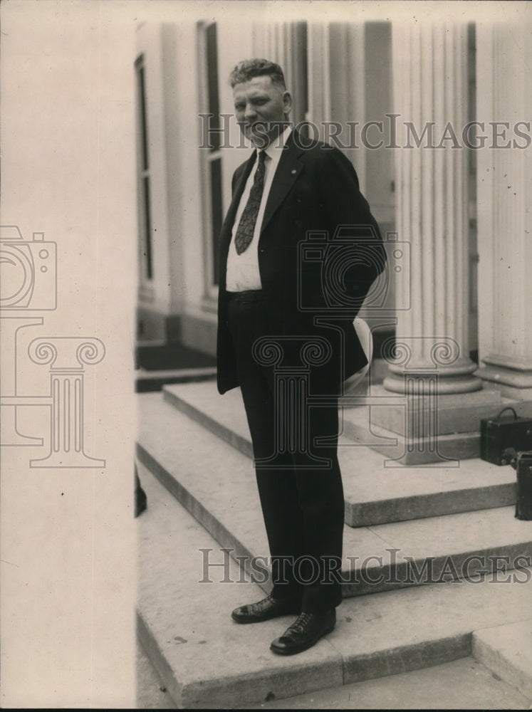 1921 Press Photo Capt Robert G Woodside National Commander Chief of Veterans