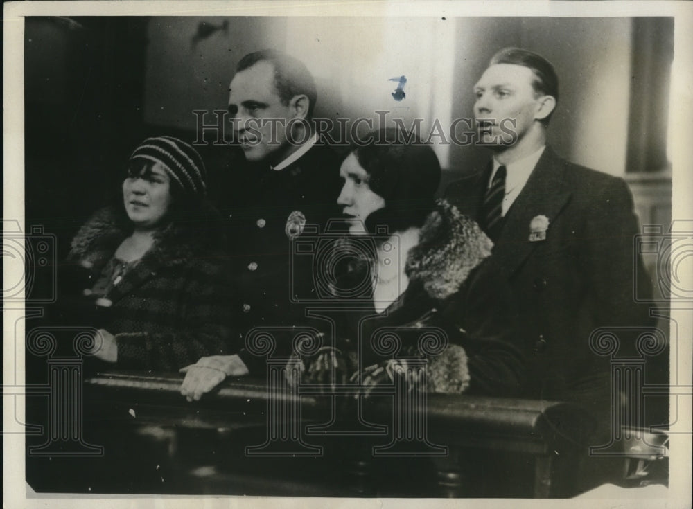 1931 Press Photo Mrs Angelina Schiron who stole 6 week old daughter of Mrs